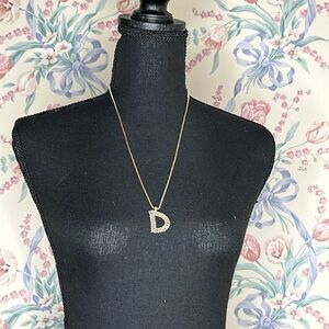BAUBLEBAR D INITIAL NECKLACE